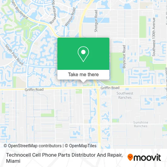 Technocell Cell Phone Parts Distributor And Repair map