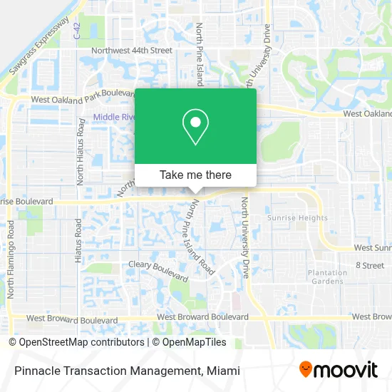 Pinnacle Transaction Management map