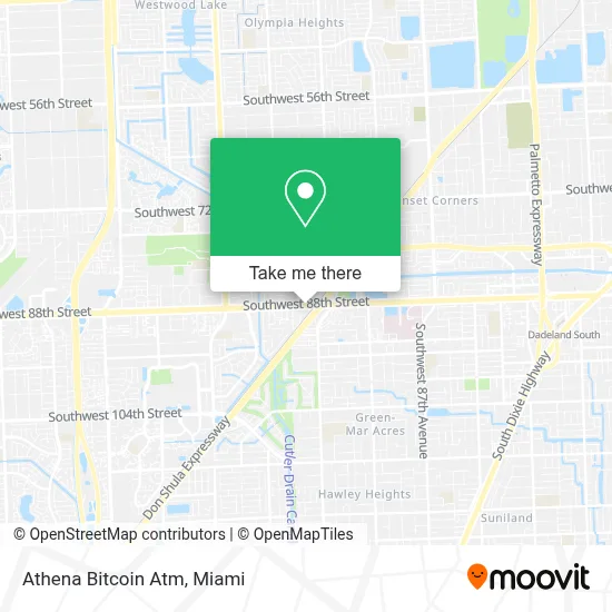 Athena Bitcoin Atm map