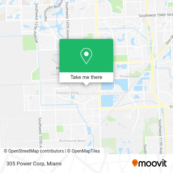 305 Power Corp map