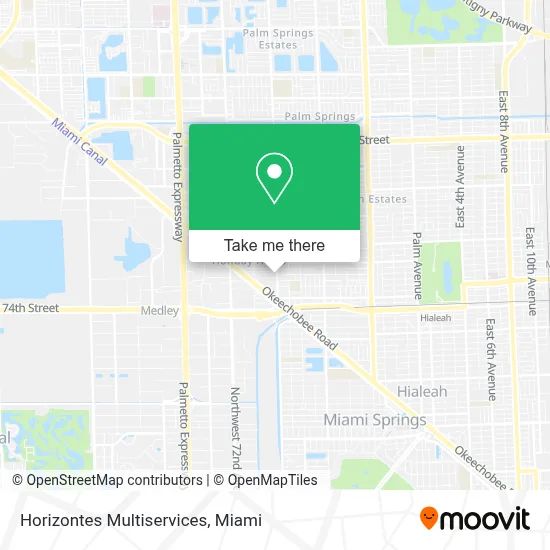 Horizontes Multiservices map