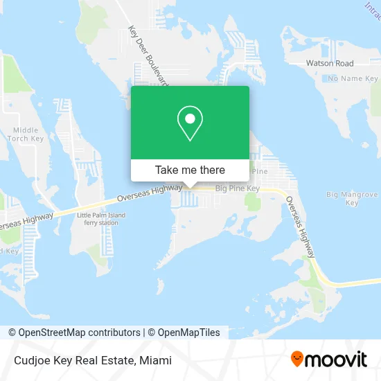 Cudjoe Key Real Estate map