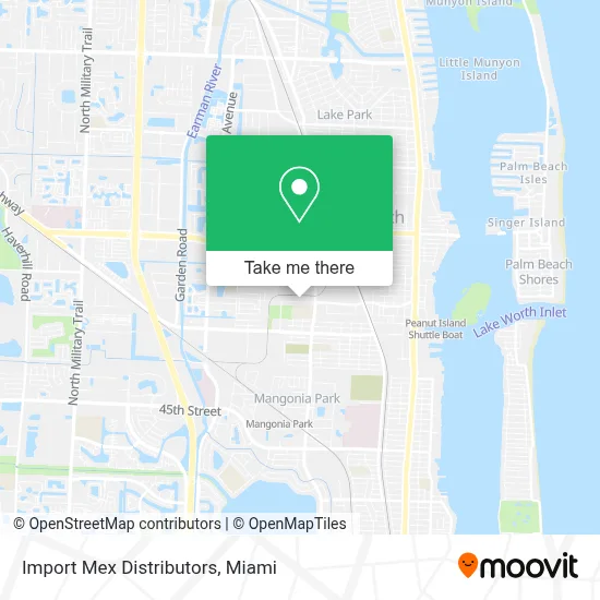 Import Mex Distributors map