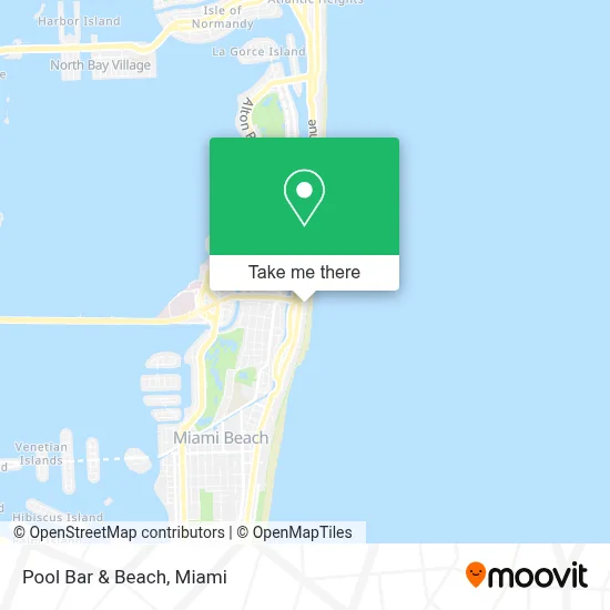 Pool Bar & Beach map
