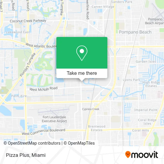 Pizza Plus map