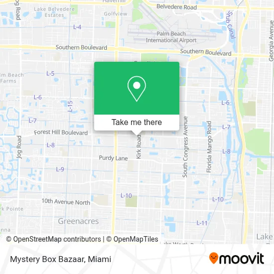 Mystery Box Bazaar map