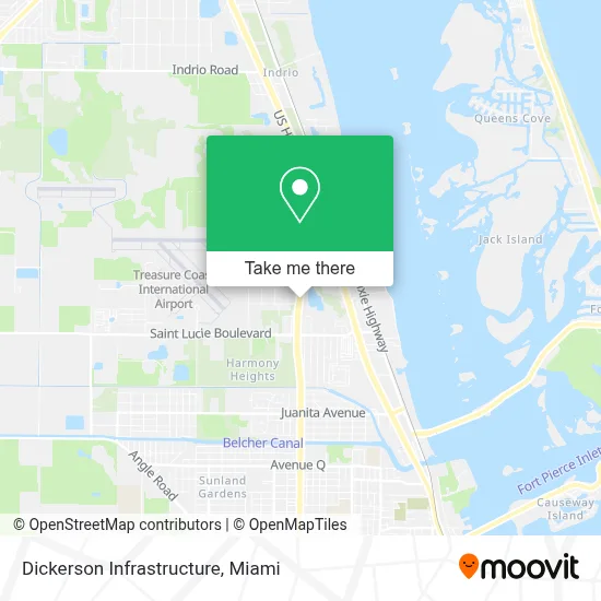 Dickerson Infrastructure map