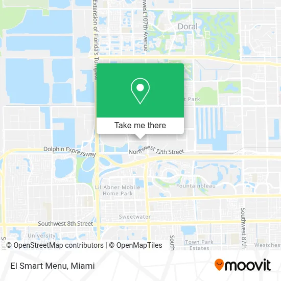 El Smart Menu map