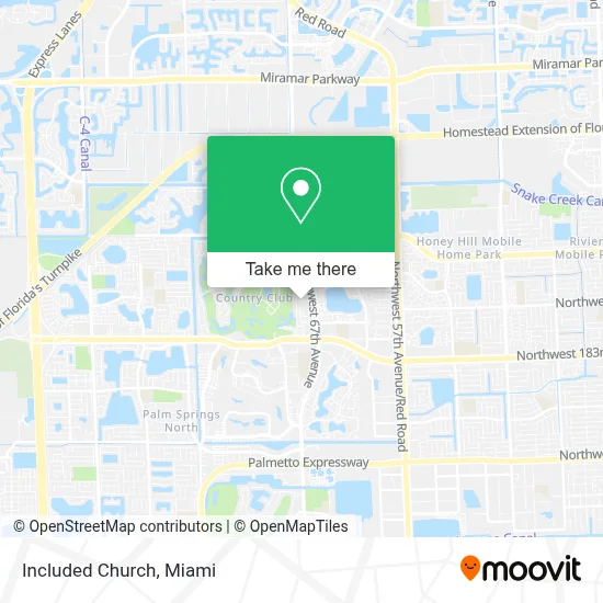 Included Church map