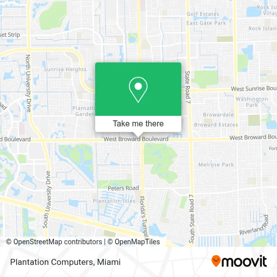 Plantation Computers map