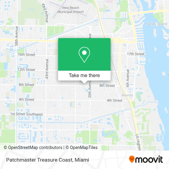 Patchmaster Treasure Coast map