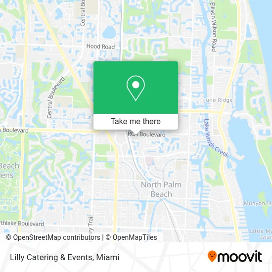 Lilly Catering & Events map
