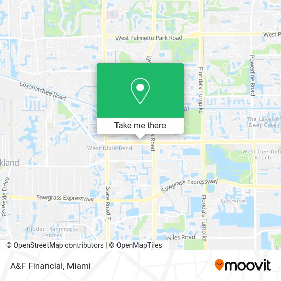 A&F Financial map