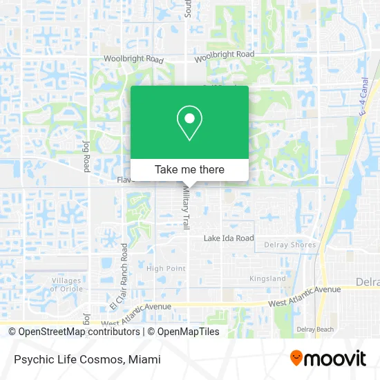 Psychic Life Cosmos map