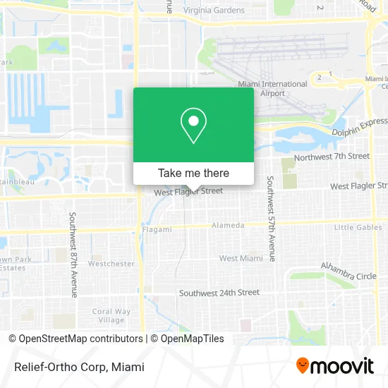 Relief-Ortho Corp map