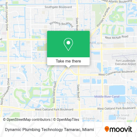 Dynamic Plumbing Technology Tamarac map