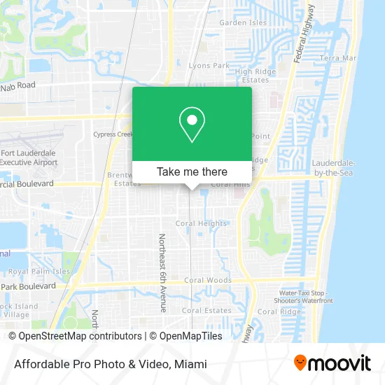 Affordable Pro Photo & Video map