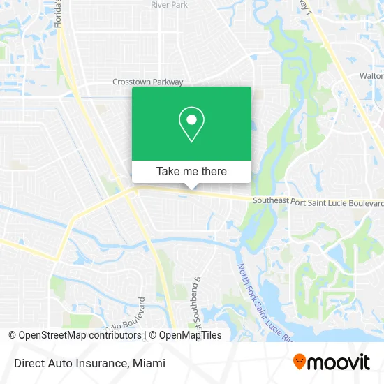 Direct Auto Insurance map