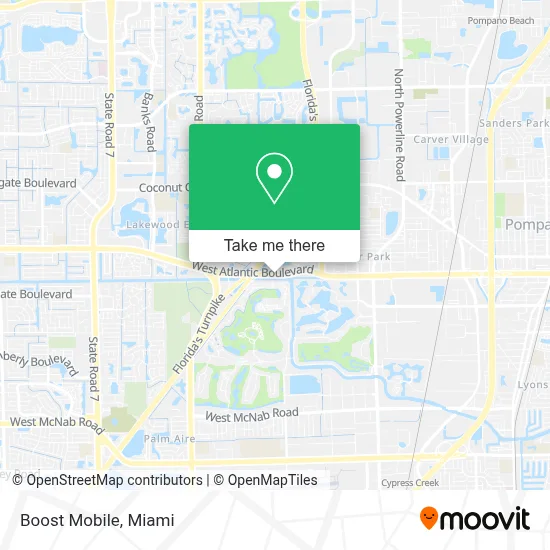 Boost Mobile map