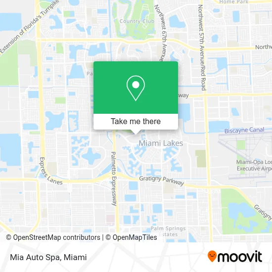 Mia Auto Spa map