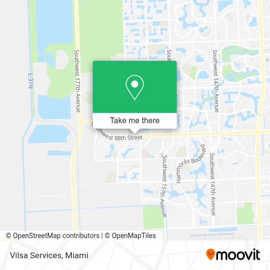 Vilsa Services map