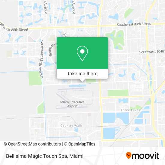 Bellisima Magic Touch Spa map