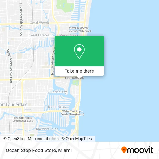 Ocean Stop Food Store map