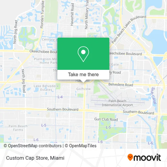Custom Cap Store map