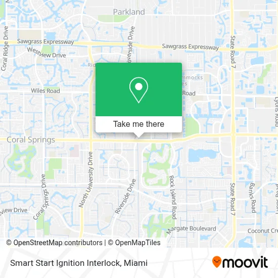 Smart Start Ignition Interlock map