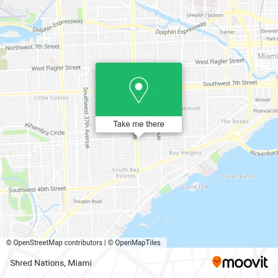 Shred Nations map