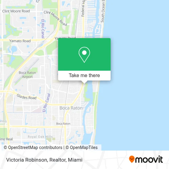Victoria Robinson, Realtor map