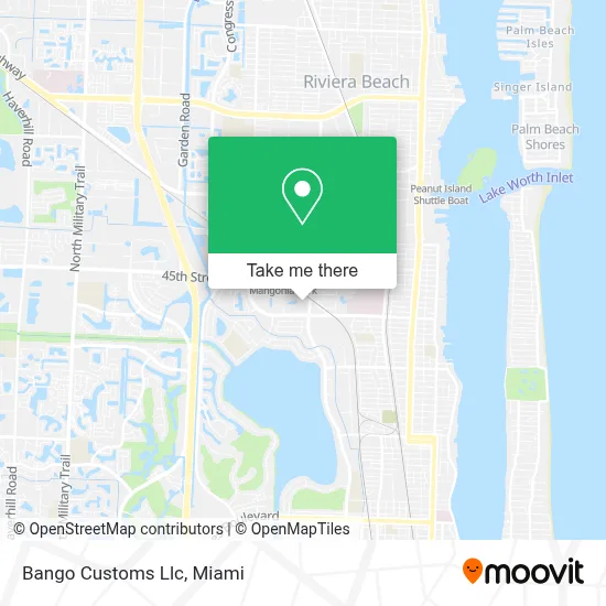 Bango Customs Llc map
