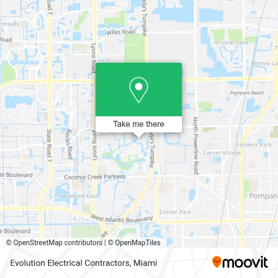 Evolution Electrical Contractors map