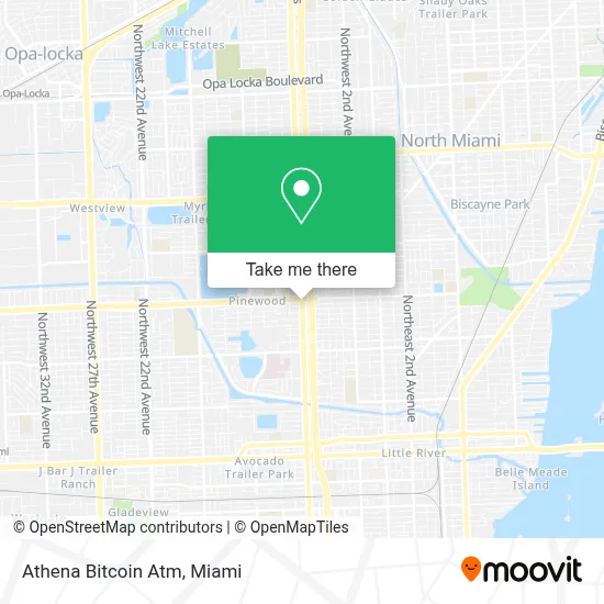 Athena Bitcoin Atm map