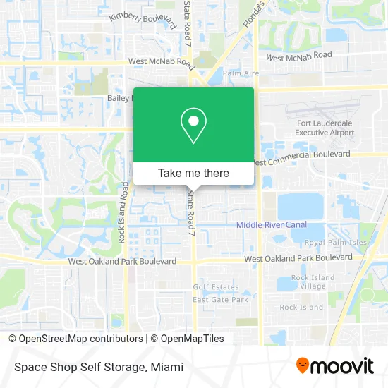 Space Shop Self Storage map