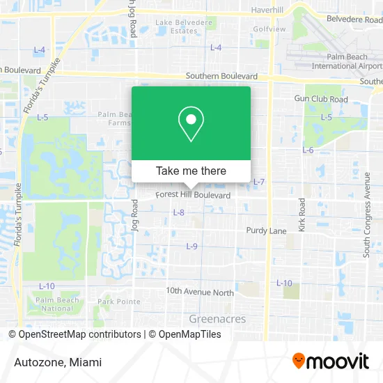 Autozone map