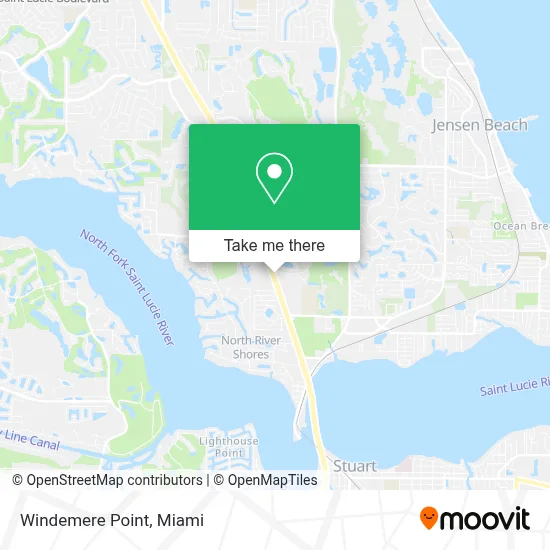 Windemere Point map