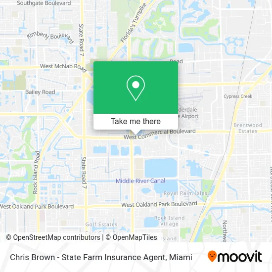 Chris Brown - State Farm Insurance Agent map