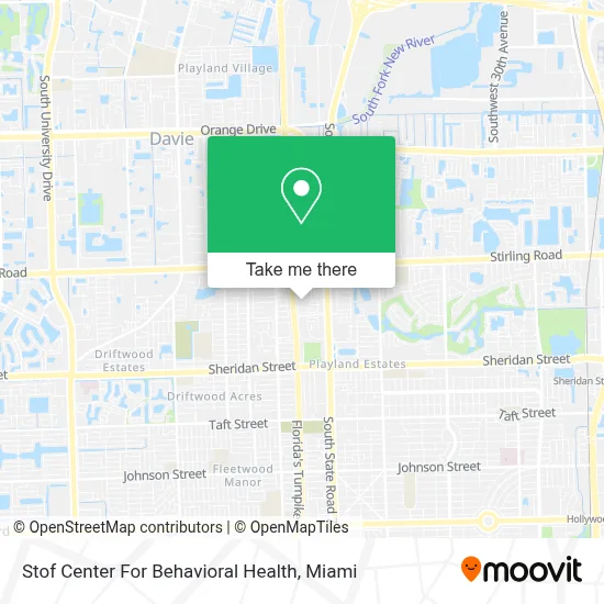 Stof Center For Behavioral Health map