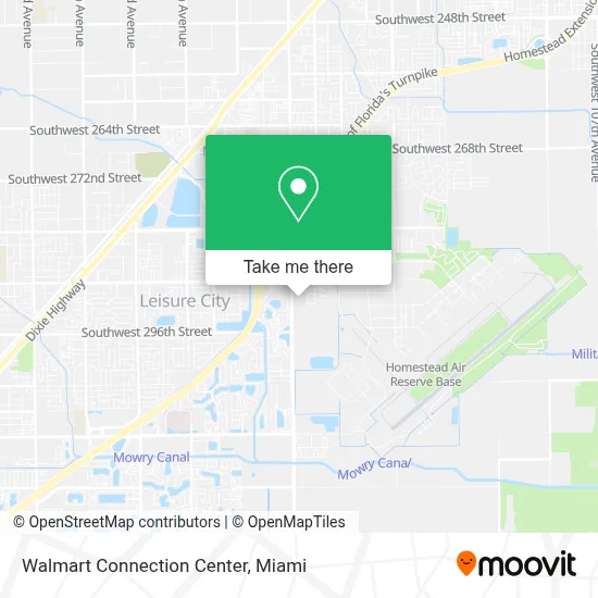 Walmart Connection Center map