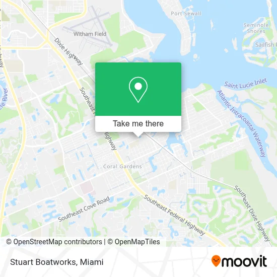 Stuart Boatworks map