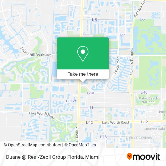 Duane @ Real / Zeoli Group Florida map