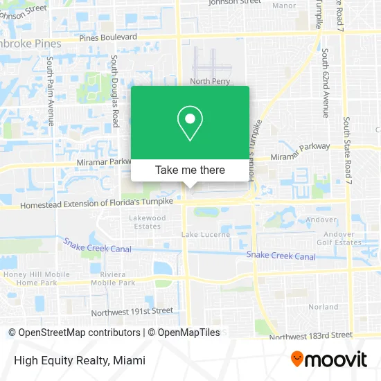 High Equity Realty map
