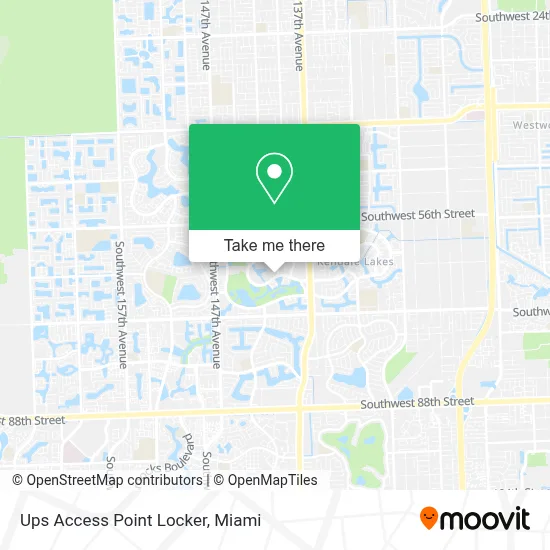 Ups Access Point Locker map