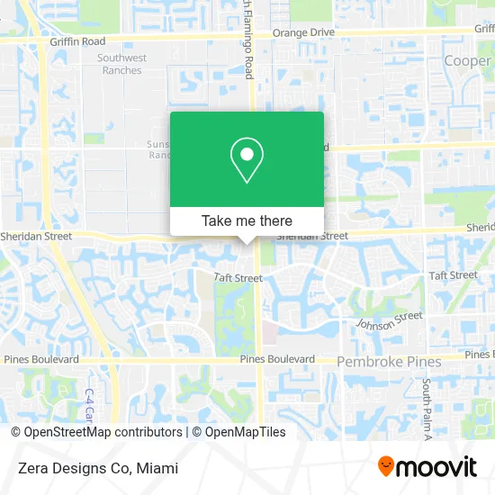 Zera Designs Co map
