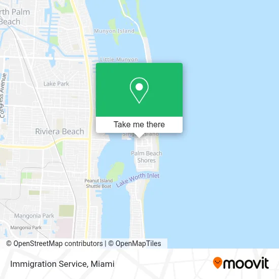Immigration Service map