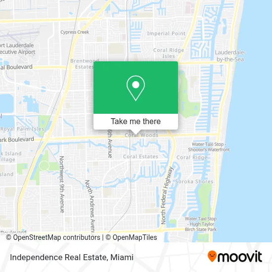 Independence Real Estate map