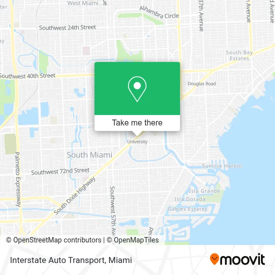 Interstate Auto Transport map