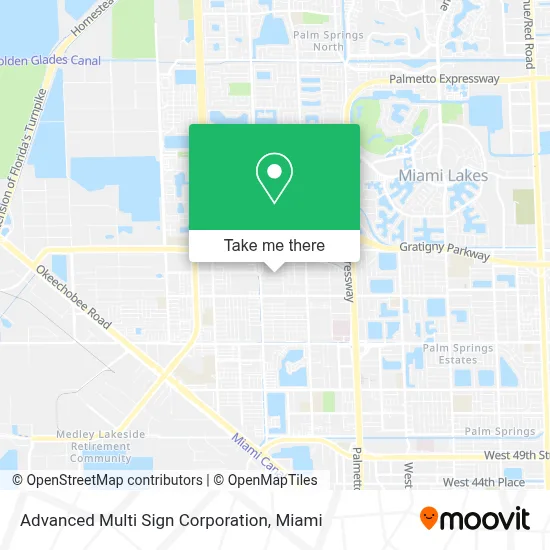 Advanced Multi Sign Corporation map