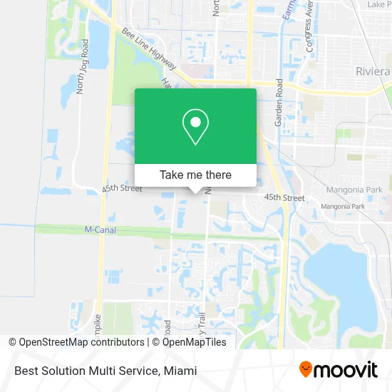 Best Solution Multi Service map